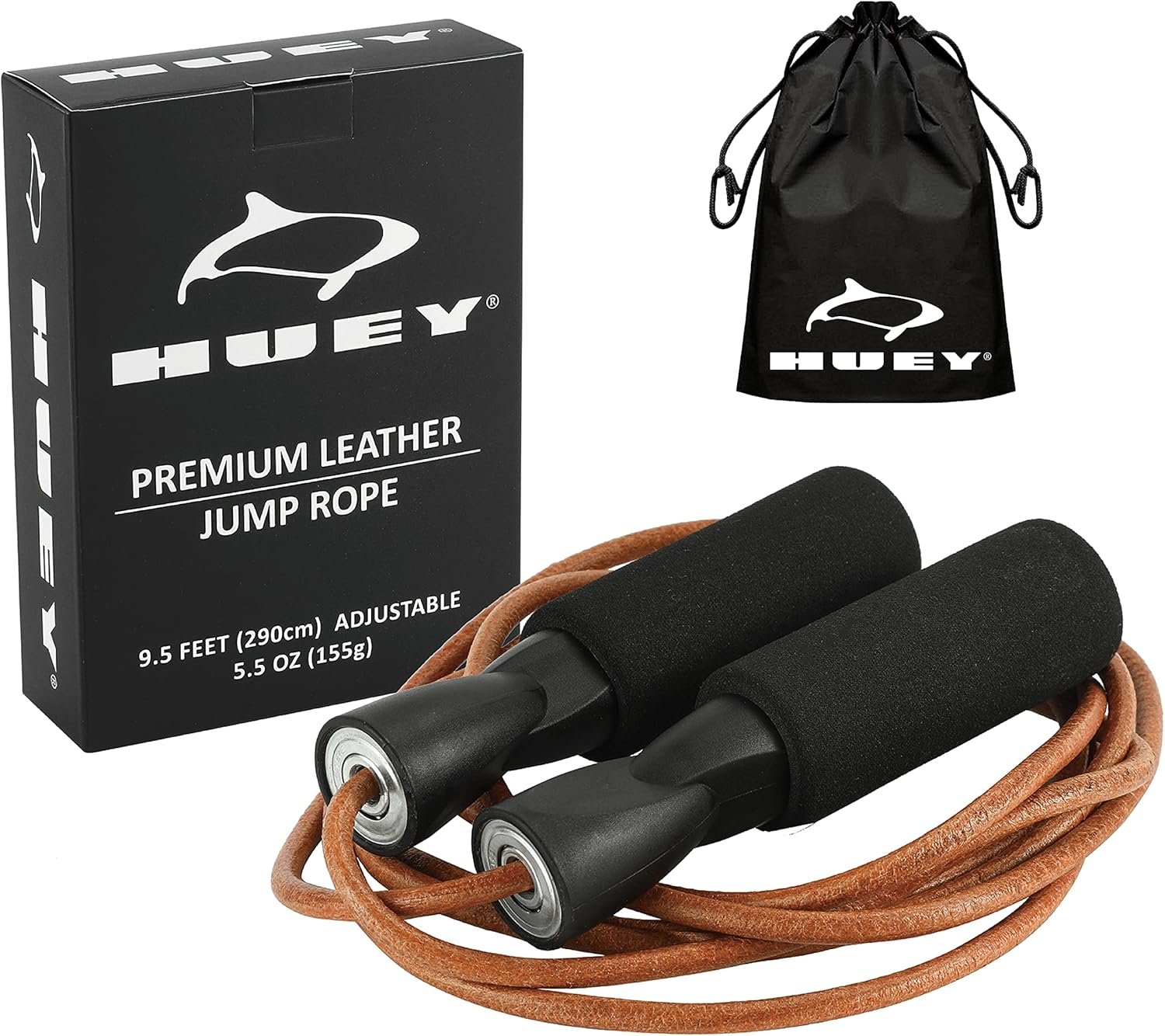 HUEY Sport Leather Jump Rope