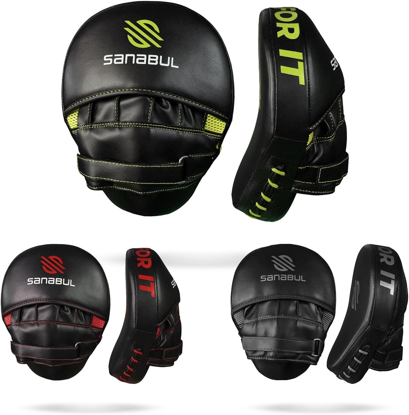5. Sanabul Essential Curved Punching Mitts — Best Budget