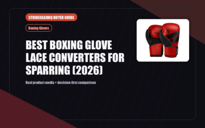 StrikeGearHQ real product featured banner for Best Boxing Glove Lace Converters for Sparring (2026)
