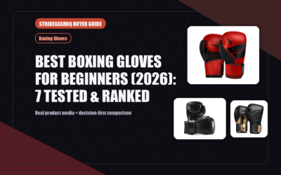 StrikeGearHQ real product featured banner for Best Boxing Gloves for Beginners (2026): 7 Tested & Ranked