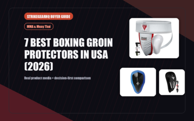 StrikeGearHQ real product featured banner for 7 Best Boxing Groin Protectors in USA (2026)