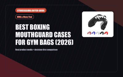 StrikeGearHQ real product featured banner for Best Boxing Mouthguard Cases for Gym Bags (2026)