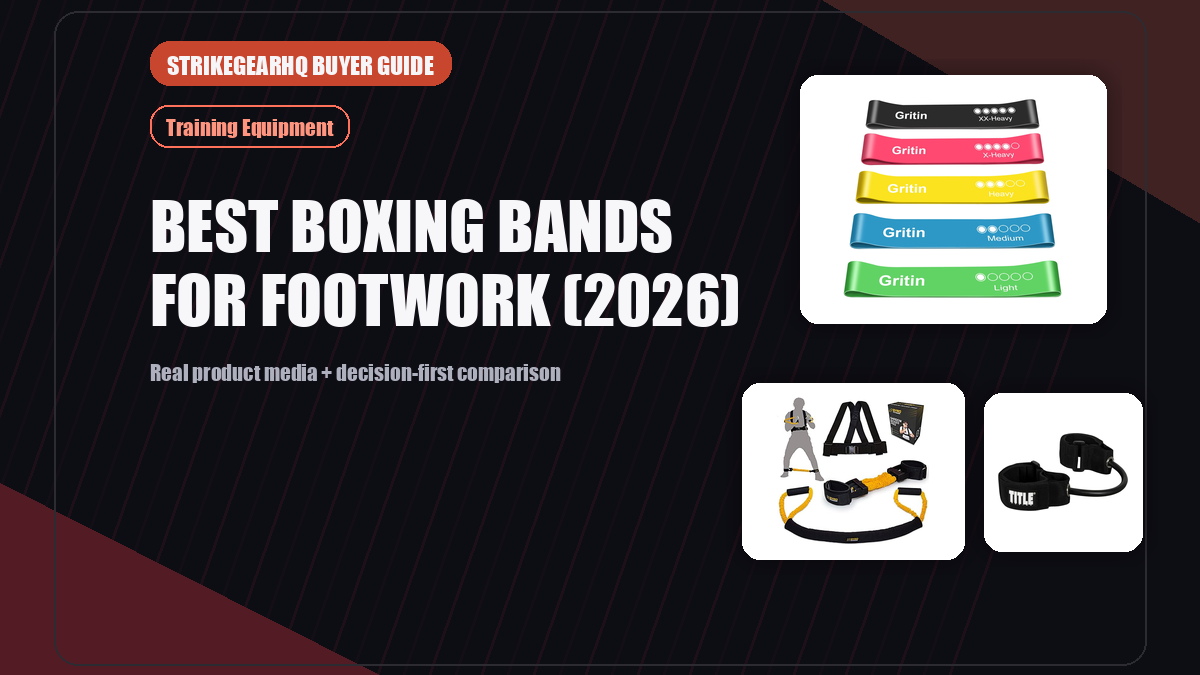 StrikeGearHQ real product featured banner for Best Boxing Bands for Footwork (2026)