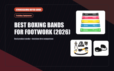 StrikeGearHQ real product featured banner for Best Boxing Bands for Footwork (2026)