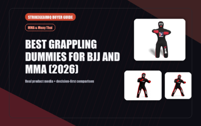 StrikeGearHQ real product featured banner for Best Grappling Dummies for BJJ and MMA (2026)