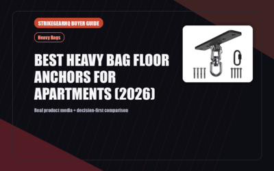 StrikeGearHQ real product featured banner for Best Heavy Bag Floor Anchors for Apartments (2026)
