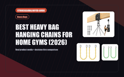 StrikeGearHQ real product featured banner for Best Heavy Bag Hanging Chains for Home Gyms (2026)
