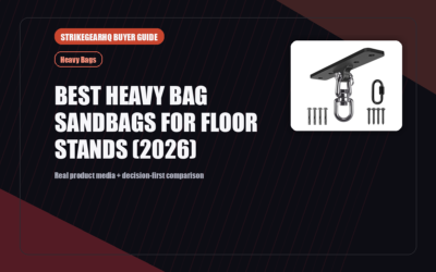 StrikeGearHQ real product featured banner for Best Heavy Bag Sandbags for Floor Stands (2026)