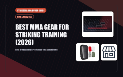 StrikeGearHQ real product featured banner for Best MMA Gear for Striking Training (2026)