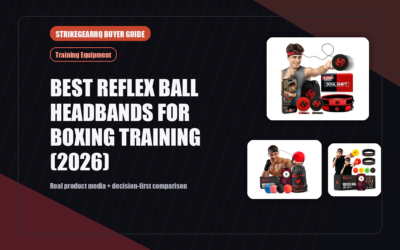StrikeGearHQ real product featured banner for Best Reflex Ball Headbands for Boxing Training (2026)