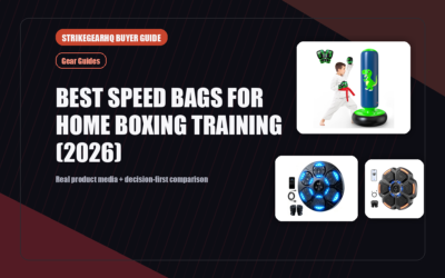 StrikeGearHQ real product featured banner for Best Speed Bags for Home Boxing Training (2026)