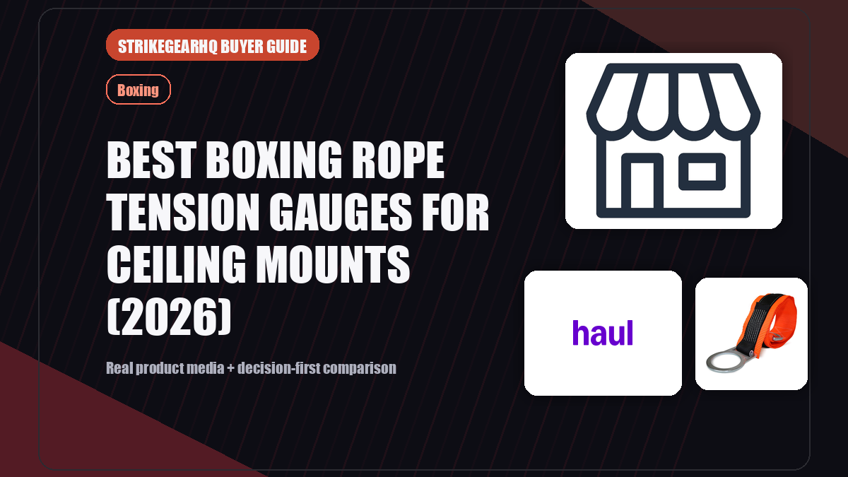 Best Boxing Rope Tension Gauges for Ceiling Mounts (2026) real product featured banner