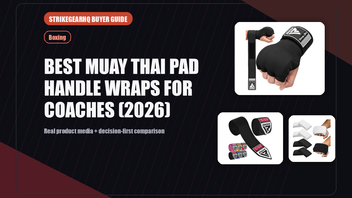 Best Muay Thai Pad Handle Wraps for Coaches (2026) real product featured banner