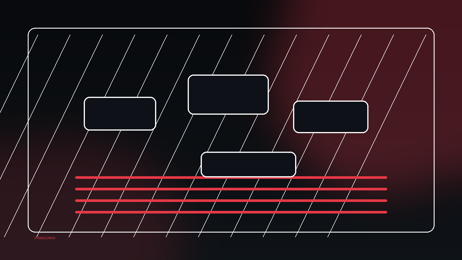 Editorial dark training layout for boxing corner ice bags for swelling between rounds