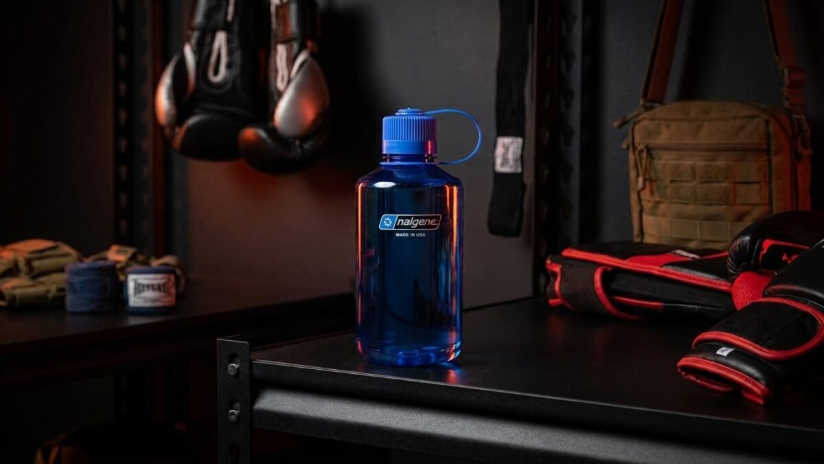 StrikeGearHQ realistic product-source feature image for Best Boxing Corner Water Bottles for Fighters (2026)