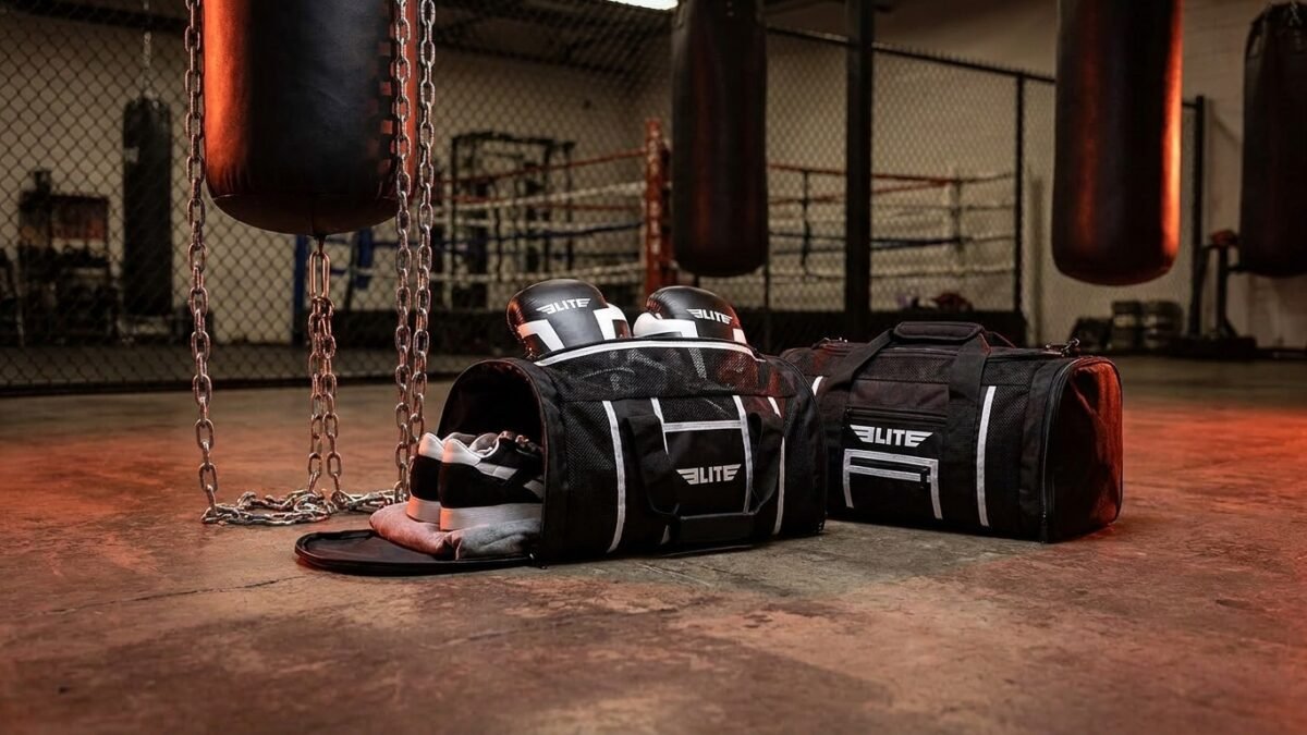 StrikeGearHQ realistic product-source feature image for Best Boxing Gym Bags (2026)