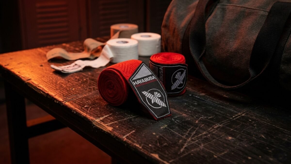 StrikeGearHQ realistic product-source feature image for Best Boxing Hand Wrap Rollers for Fast Laundry Days (2026)