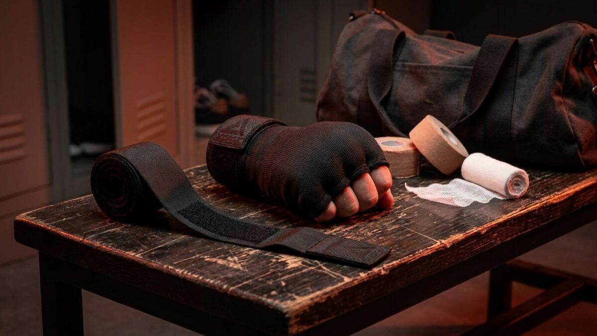 StrikeGearHQ realistic product-source feature image for Best Boxing Hand Wraps for Wrist Support (2026)