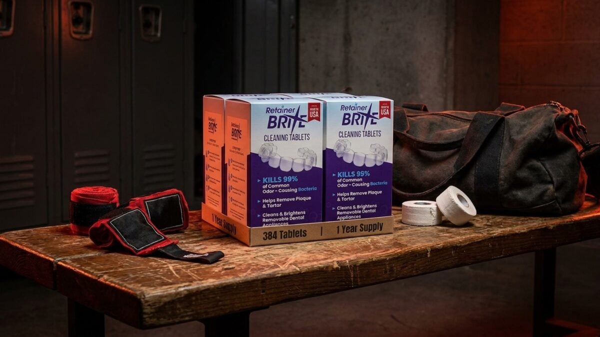 StrikeGearHQ realistic product-source feature image for Best Boxing Mouthguard Cleaning Tablets (2026)