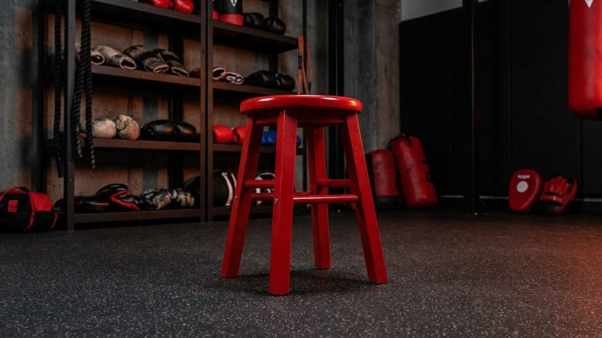 StrikeGearHQ realistic product-source feature image for Best Boxing Ring Corner Stools for Home Gyms (2026)