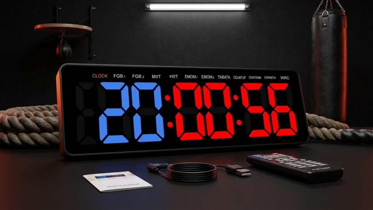 StrikeGearHQ realistic product-source feature image for Best Boxing Round Timers with Remote Controls (2026)