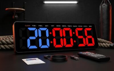 StrikeGearHQ realistic product-source feature image for Best Boxing Round Timers with Remote Controls (2026)