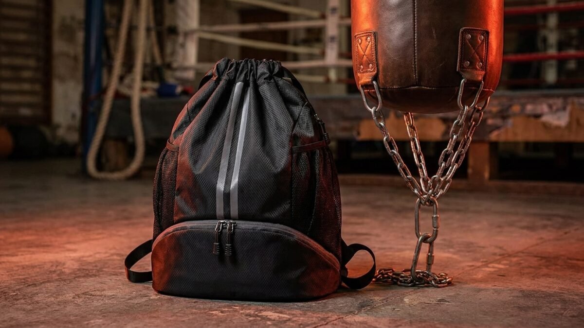 StrikeGearHQ realistic product-source feature image for Best Boxing Shoe Bags for Gym Backpacks (2026)