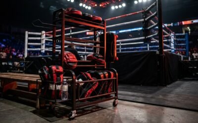StrikeGearHQ realistic product-source feature image for Best Corner Pad Storage Racks for Boxing Gyms (2026)