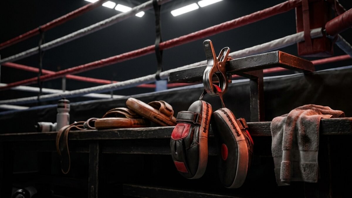 StrikeGearHQ realistic product-source feature image for Best Focus Mitt Wall Clips for Home Gyms (2026)