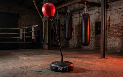 StrikeGearHQ realistic product-source feature image for Best Freestanding Punching Bags for Apartments (2026)