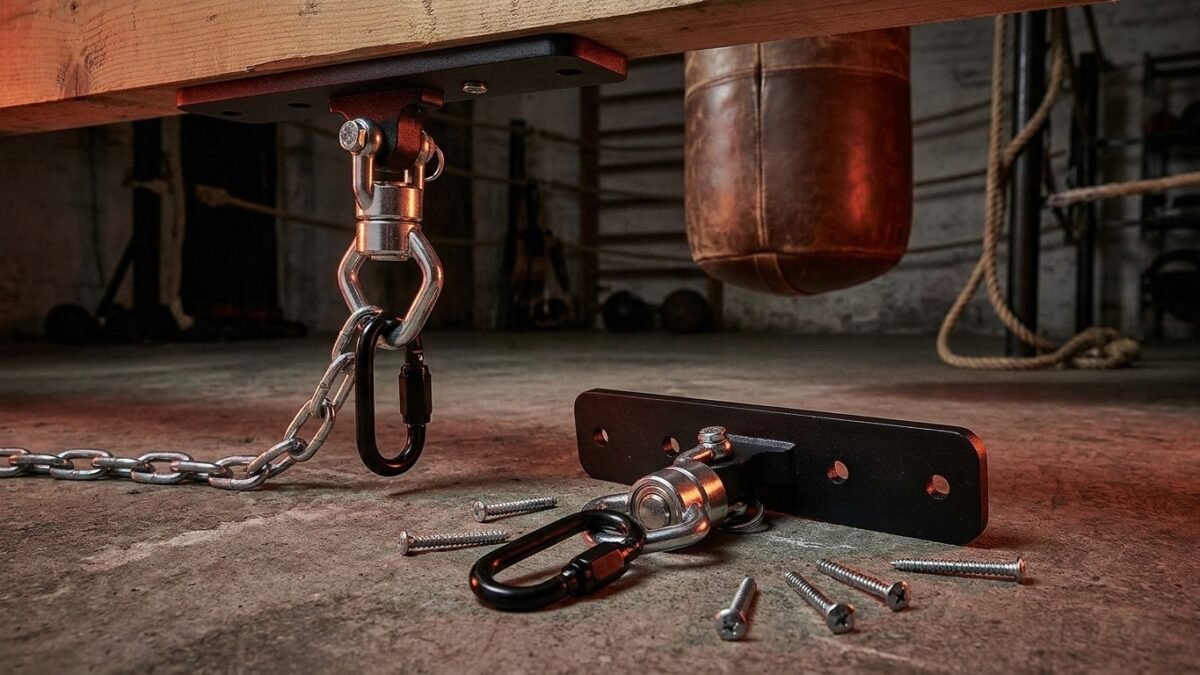 StrikeGearHQ realistic product-source feature image for Best Heavy Bag Chain Covers for Home Gyms (2026)
