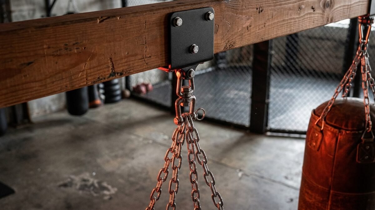 StrikeGearHQ realistic product-source feature image for Best Heavy Bag Hanging Chains for Home Gyms (2026)