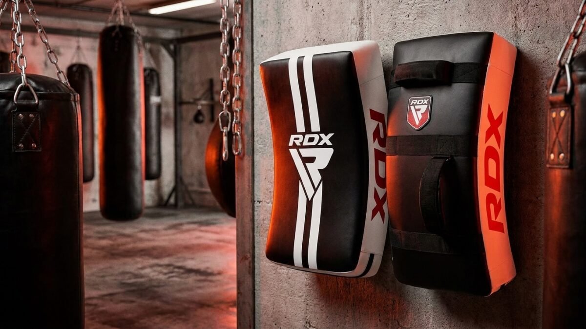 StrikeGearHQ realistic product-source feature image for Best Muay Thai Kick Pad Wall Mounts for Home Gyms (2026)
