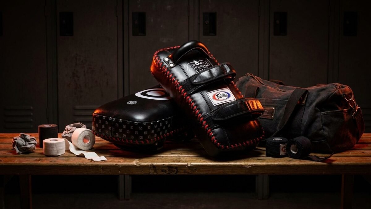 StrikeGearHQ realistic product-source feature image for Best Thai Pads for Coaches: Handle, Strap & Forearm Protection Verdict (2026)
