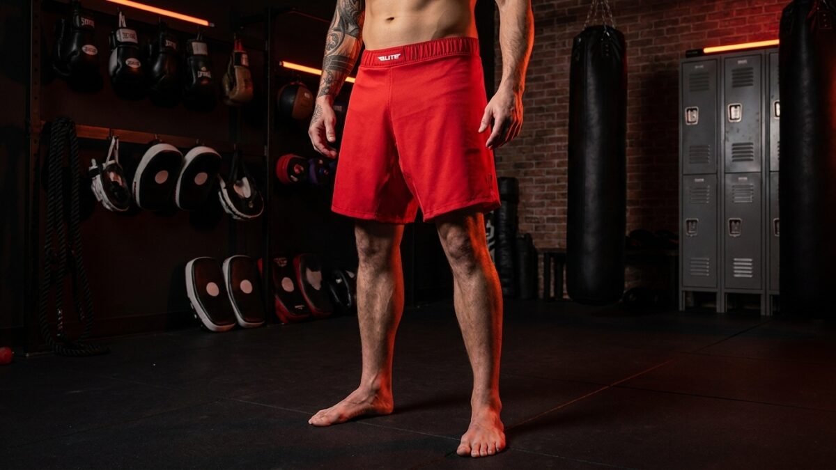 StrikeGearHQ realistic product-source feature image for Best Muay Thai Shorts for Training & Competition (2026)
