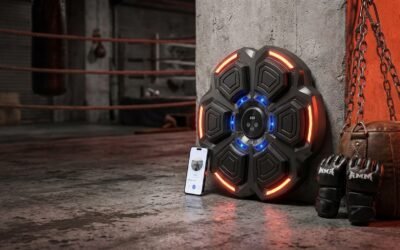 StrikeGearHQ realistic product-source feature image for 7 Best Music Boxing Machines (2026): Wall-Mounted Training Tested