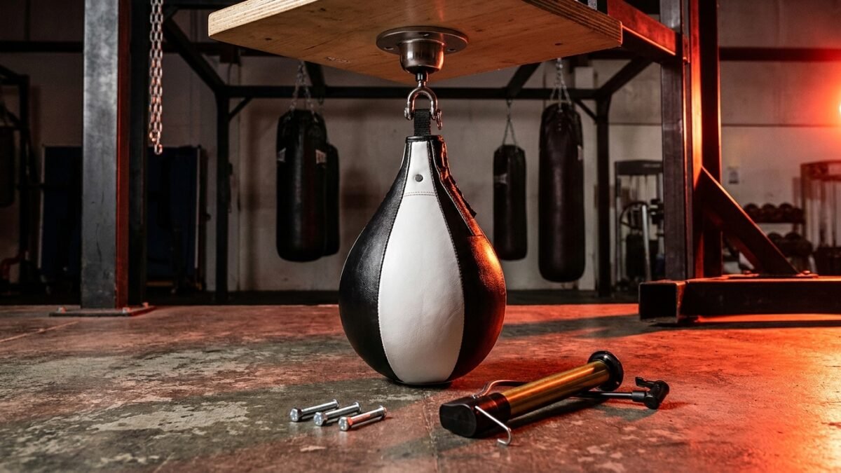 StrikeGearHQ realistic product-source feature image for Best Speed Bag Swivels for Home Platforms (2026)