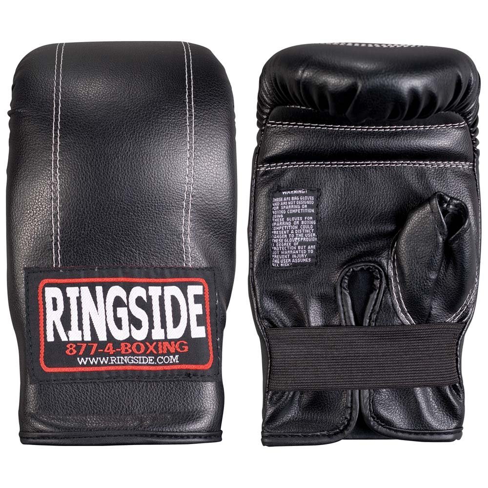 Ringside Econo Bag Gloves (Regular) , Black : Training Boxing Gloves product image