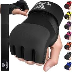 WYOX Gel Boxing Hand Wraps Inner Gloves for Men & Women, 80cm Quick Wrist Straps, Padded Knuckle Protection for Muay Thai Kickboxing, Hand Wraps for Boxing & Martial Arts (Pink, S/M) product image