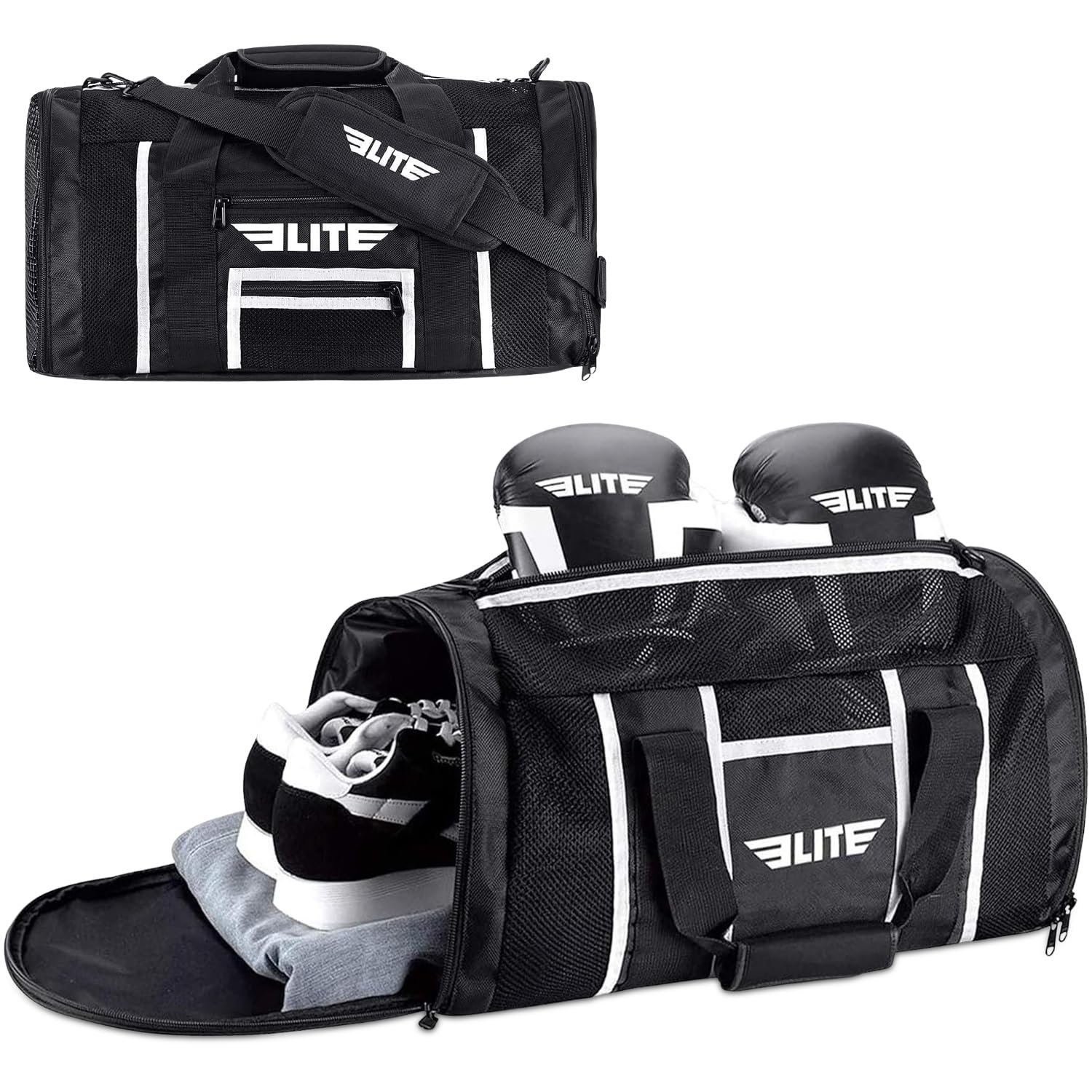 Elite Sports Boxing Gym Duffle Bag for MMA, BJJ, Jiu Jitsu gear,Duffel Athletic Gym Boxing Bag product image