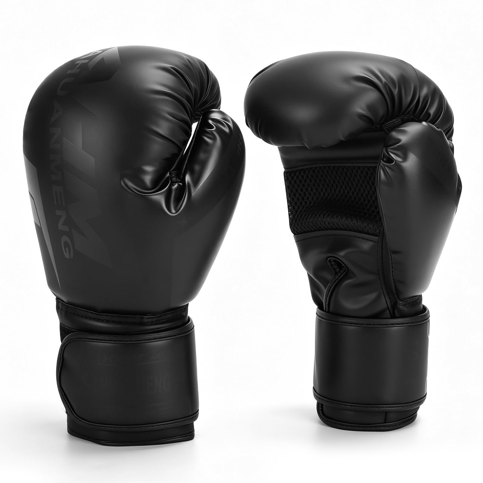 PiscatorZone Boxing Training Gloves Punching Bag Gloves for Women & Adult, Professional Shockproof Gloves for Training Playing Muay Thai, Sparring, Fighting Kickboxing (Black, 10OZ) product image