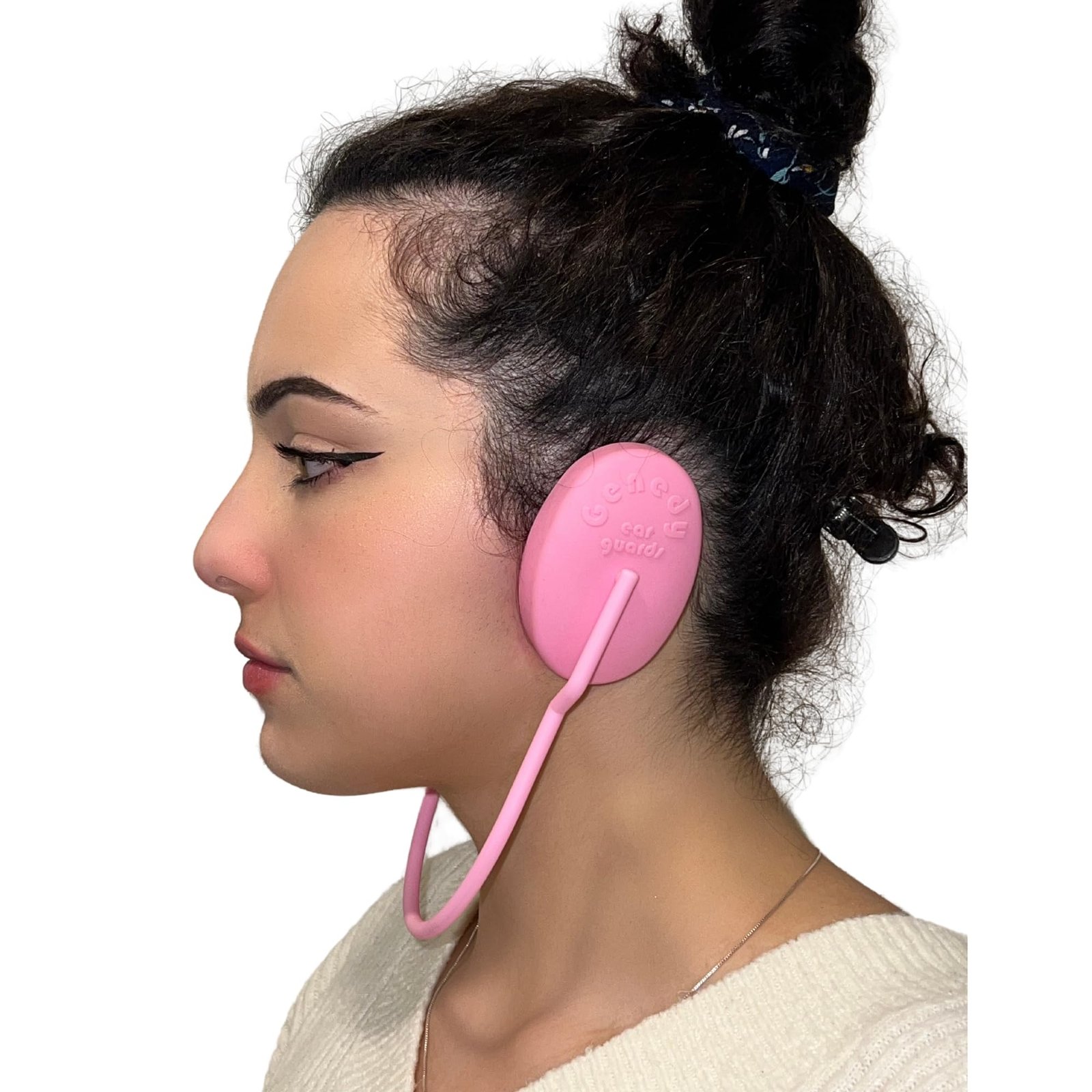Genedy Ear Covers for Shower, Heat Dryer and Hair Dye Protection - Pink | Waterproof Ear Covers for Washing Hair, Reusable Silicone Ear Caps For Hair Dye, Ear Protectors From Heat Styling and Dryer : Beauty & Personal Care product image