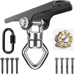 BeneLabel Swing Hanger 360° Swivel Swing Ceiling Mount 1000 LBS Capacity Hanging Chairs Hanger Punching Bag Mount Swing Hardware for Hammock Chair, Porch Swings, Aerial Silks, Gymnast Ring, Heavy Bag : Patio, Lawn & Garden product image