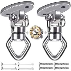 BeneLabel Swing Hanger 304 Stainless Steel Ceiling Swing Mount 1000 LB Capacity Swings Hardware 360° Swivel Hook for Yoga Punching Bag, Hammock Chair, Porch Swing, Hanging Chair : Toys & Games product image