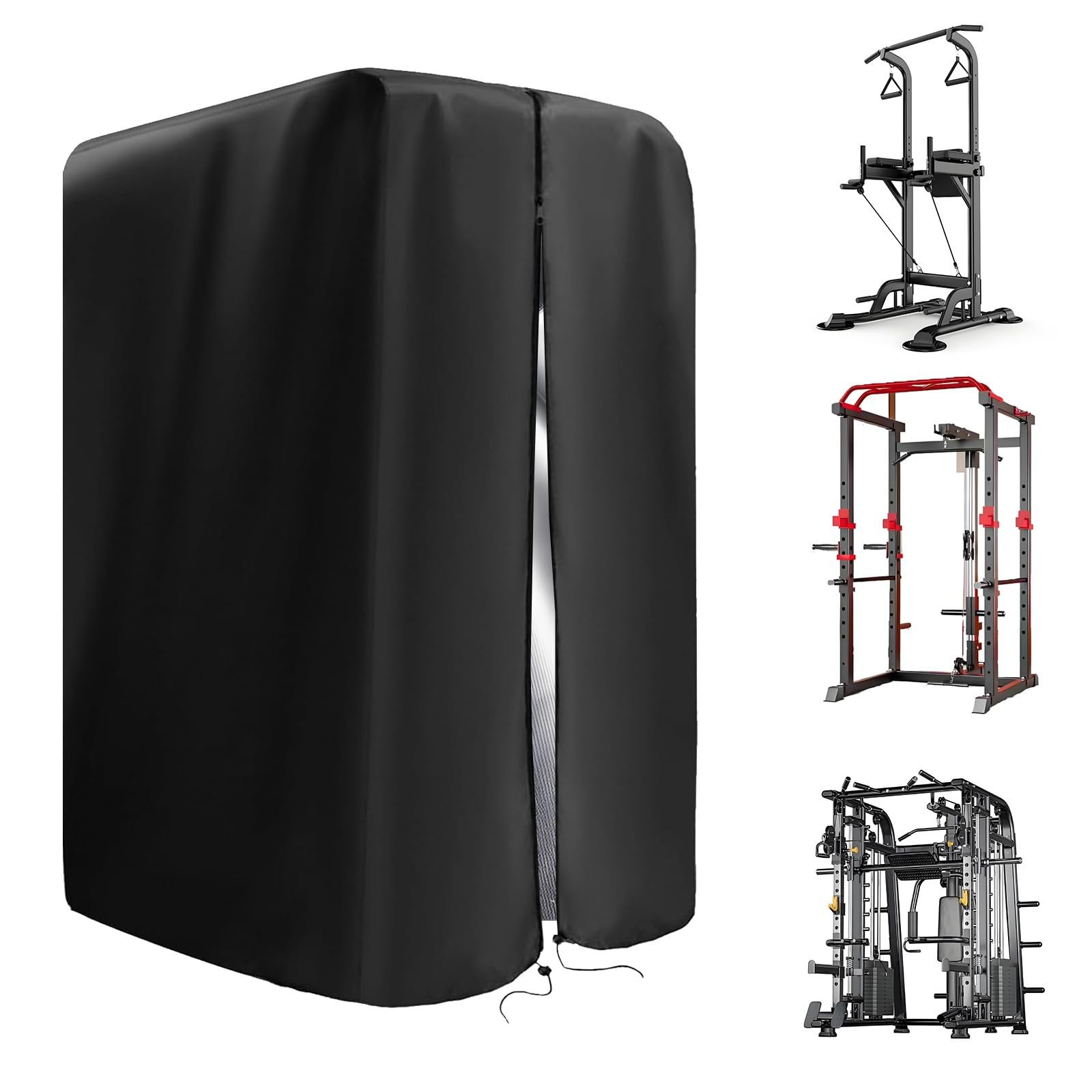 Protective Cover for Home Gym Set, 420D Oxford Gym Rack Cover for Home Exercise Equipment Set, Workout Equipment Protective, UV protection, Waterproof, Dustproof for Indoor or Outdoor product image