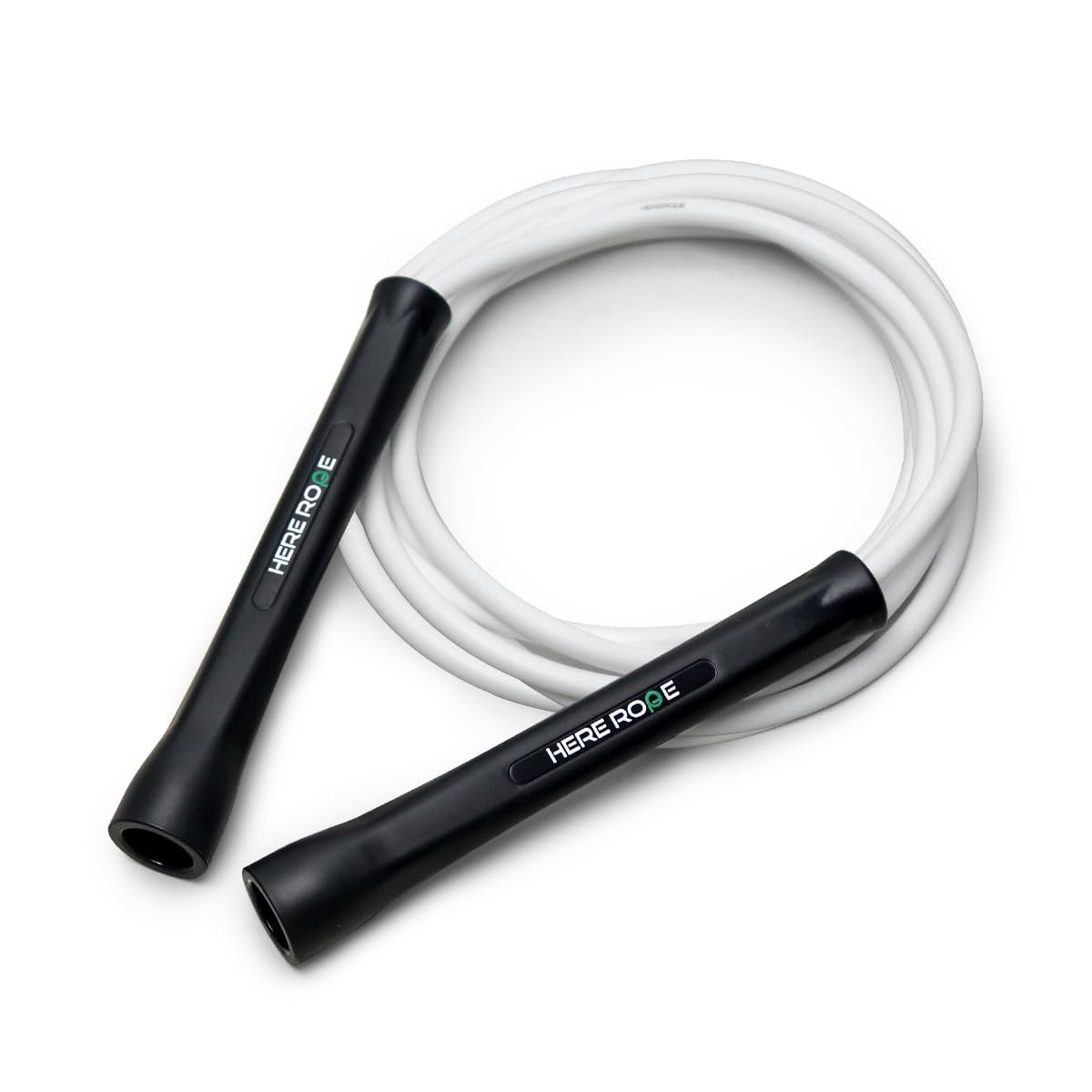 Hererope 6MM PVC Jump Rope for Men & Women Fitness, Speed, Tricks, Cardio Training, Boxing Jump Rope with Unbreakable Handles and Non-Kinking Skipping Rope, Adjustable Jumprope for Indoor Outdoor（Snow White） product image