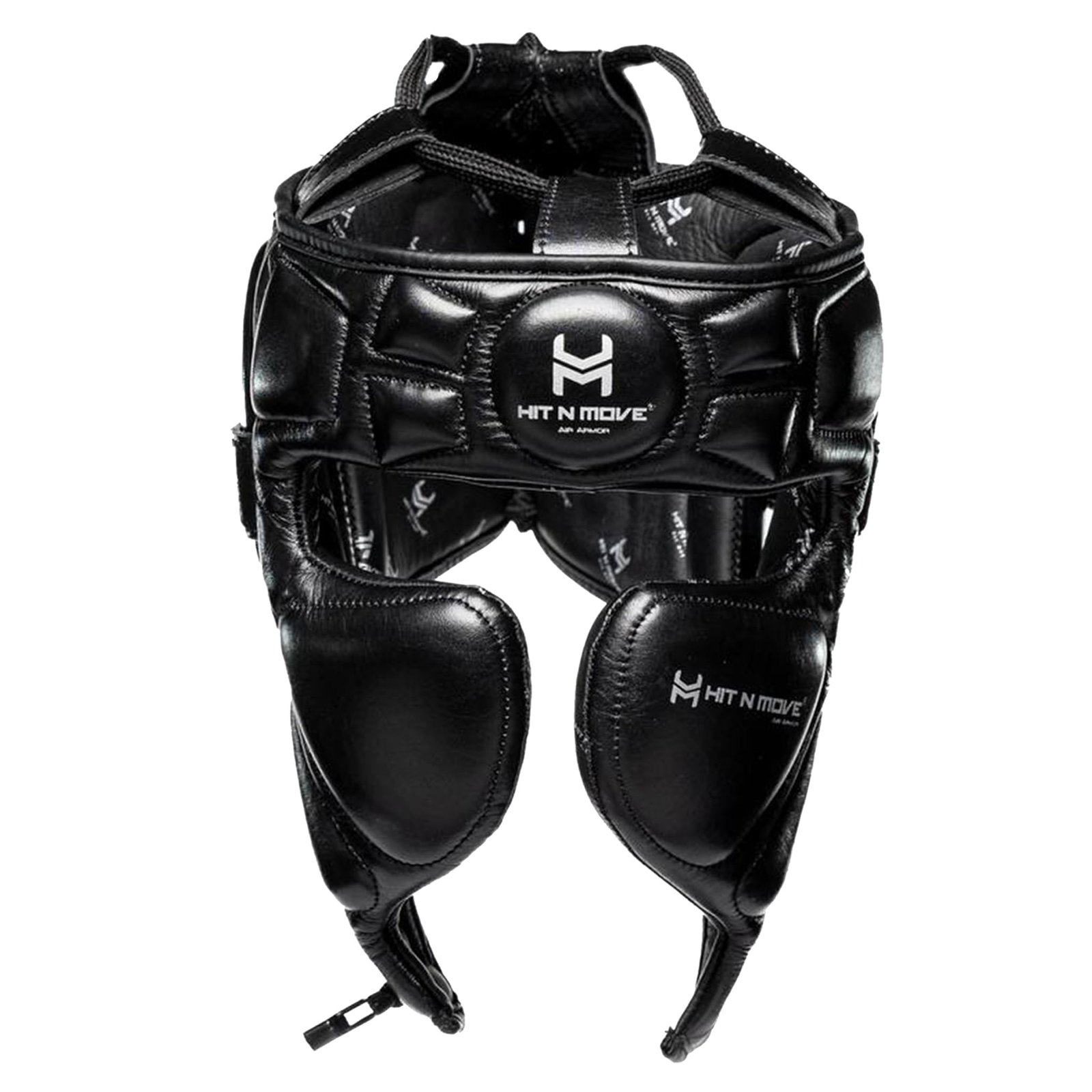 HIT N MOVE® Air Armor Precision Boxing Headgear – Lightweight & Protective Headgear for Men in Martial Arts, MMA, Kickboxing, Muay Thai, Training & Sparring and Combat Sports (Black, S/M 22.5 in -) product image