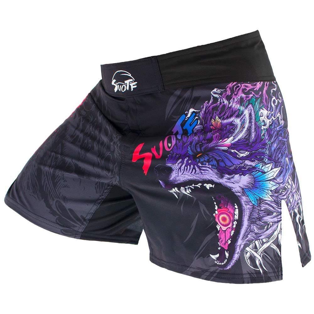 SUOTF MMA Fight Shorts BJJ Boxing Trunks for Men Grappling SU0DK2 M : Clothing, Shoes & Jewelry product image