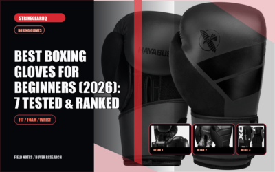 StrikeGearHQ article-specific real product banner for Best Boxing Gloves for Beginners (2026): 7 Tested & Ranked