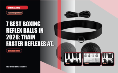 StrikeGearHQ article-specific real product banner for 7 Best Boxing Reflex Balls in 2026: Train Faster Reflexes at Home